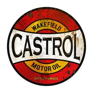 Tin Sign Castrol - Red 1