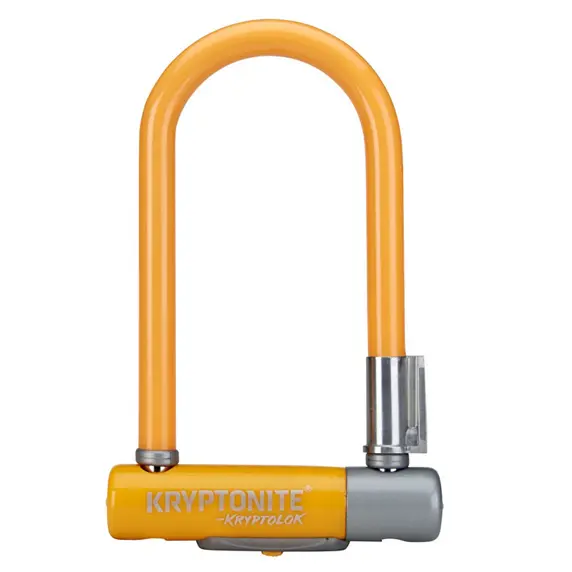Kryptonite U-Lock Kryptolok 2 Mini7 Bøjlelås 8.2X17.8Cm Orange 1