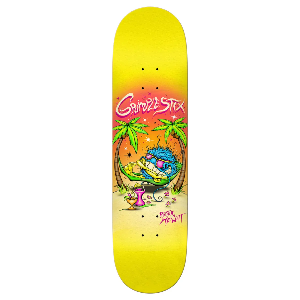 Antihero Peter Hewitt 8.5 Inch Wide Skateboad Deck 1