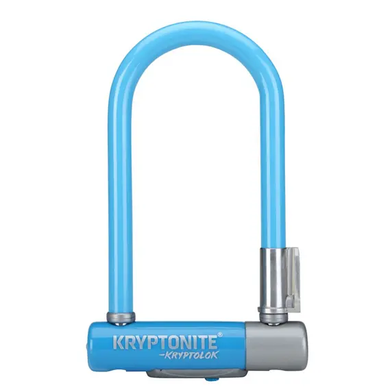 Kryptonite U-Lock Kryptolok 2 Mini7 Bøjlelås 8.2X17.8Cm Blå 1