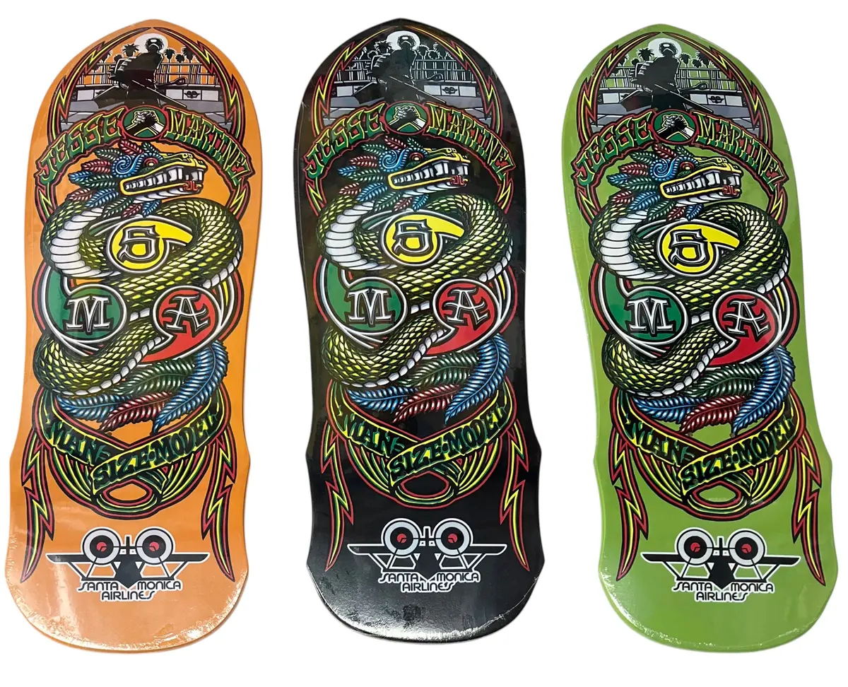 Sma Jesse Martinez Reissue Skateboard Deck - Orange 1