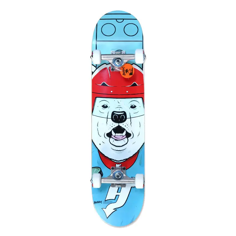 Holiday Skateboards - Sporting Animal Polar Bear Complete 7.75 Inch Wide 1