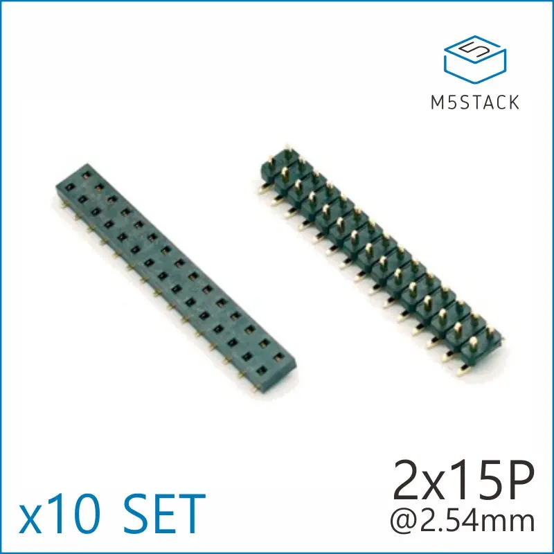 2X15 Pin Headers Socket 2.54Mm Male & Female Connector 1