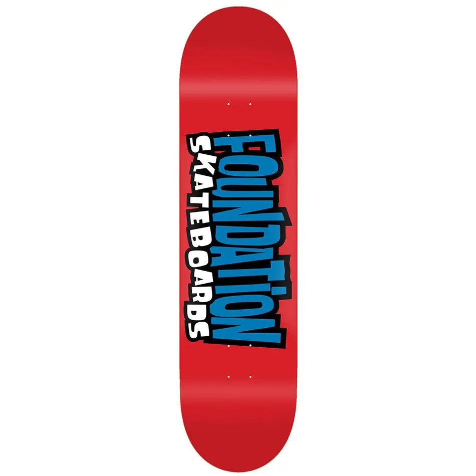 Foundation Skateboards From The  90'S Red 8.00 Inch Wide Deck 1
