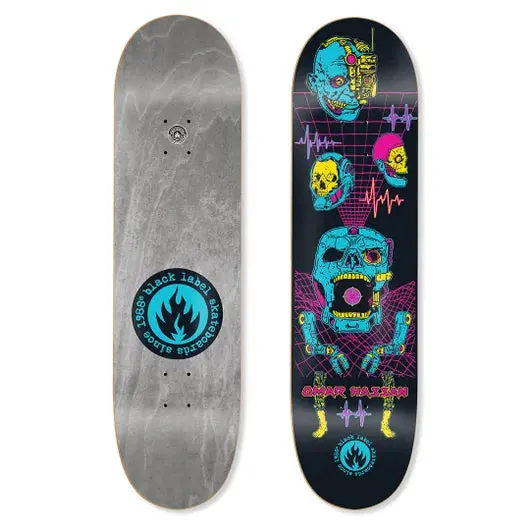 Black Label Skateboard Deck Omar Hassan “Black Funeral” 8.38" 1