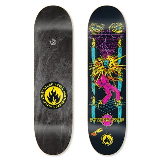 Black Label Skateboard Deck Patrick Ryan “Black Funeral” 8.25" 1