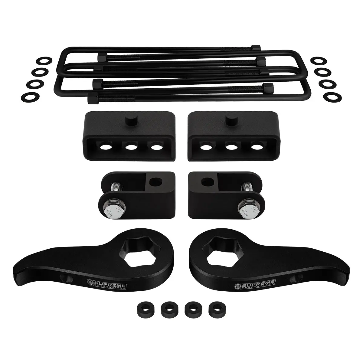 2011-2019 Chevrolet Silverado Hd Full Suspension Lift Kit & Shock Extenders 4Wd 4X4 | | Supreme's New Hd Steel Lift Blocks! 3