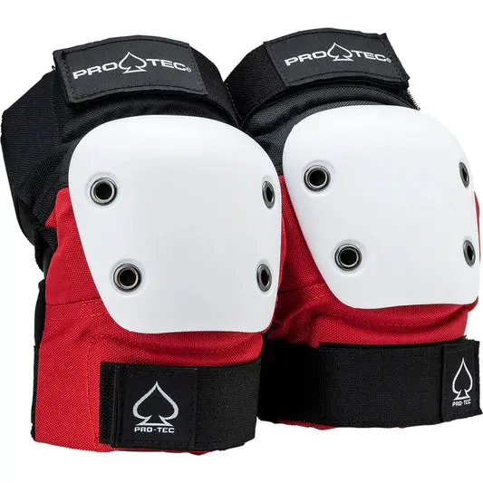 Protec Street Elbow Pads - Red Black Youth Medium 1