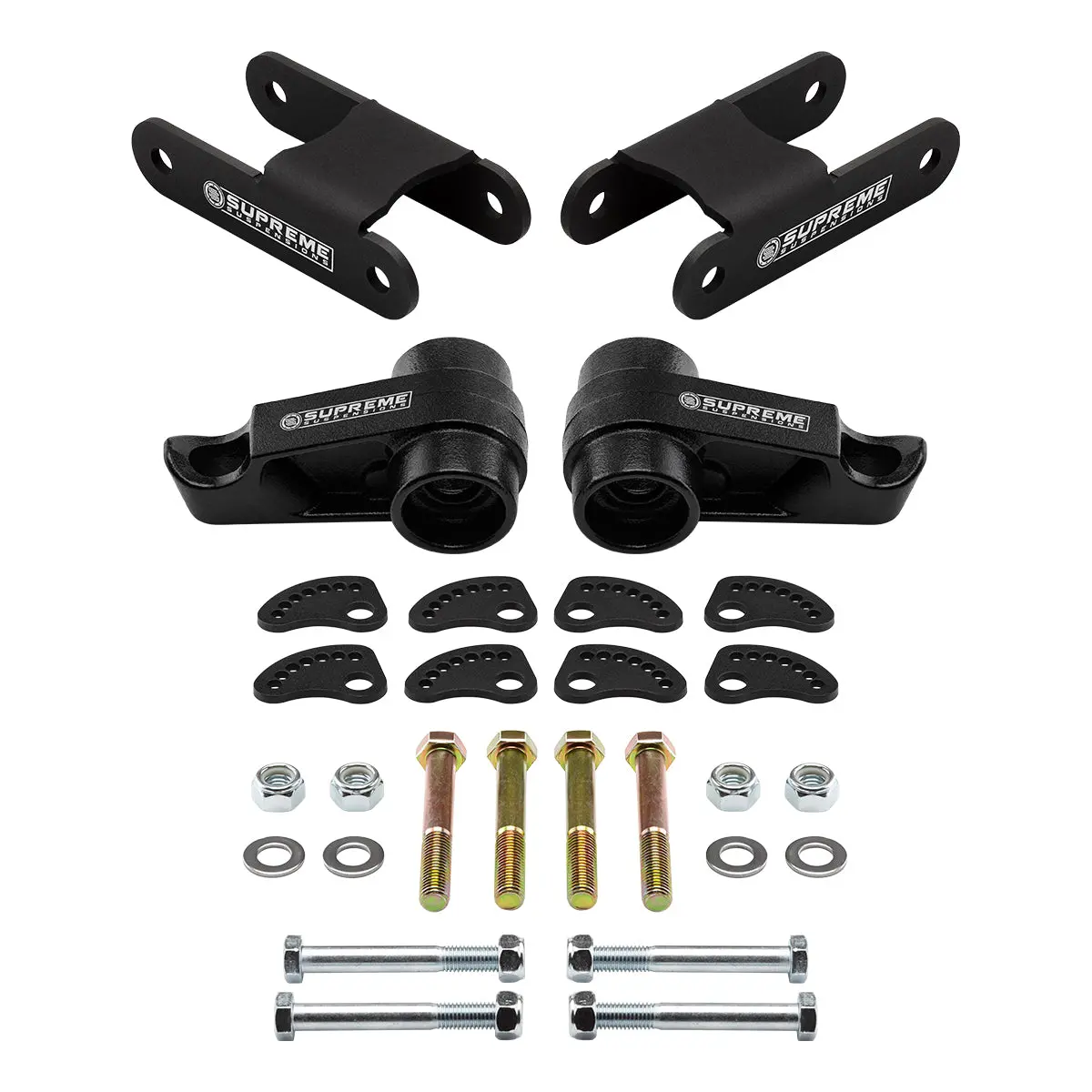 2009-2010 Hummer H3t 4Wd 1-3" Front + 2" Rear Lift Includes Camber/Caster Alignment & Lockout Kit 1