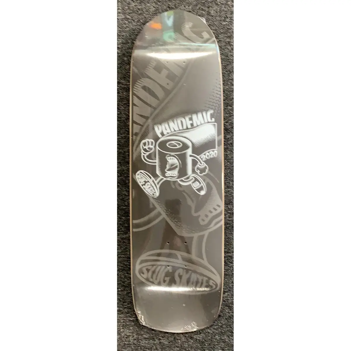 Slug Skates Pandemic 2020 8.5 Inch Wide Dunny Roll Deck Shaped 1