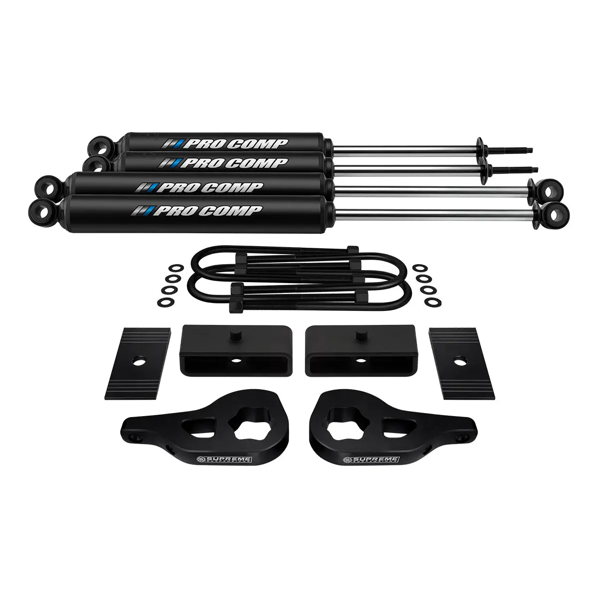 2002-2005 Dodge Ram 1500 Full Suspension Lift Kit With Extended Pro Comp Shocks And Axle Shims 4Wd 1