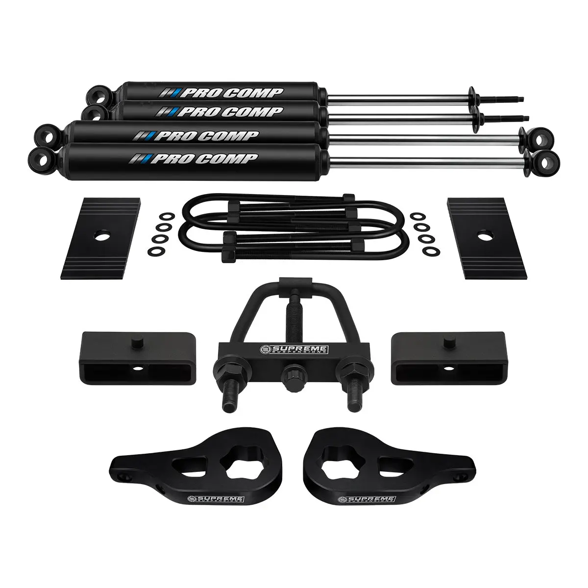 2002-2005 Dodge Ram 1500 Full Suspension Lift Kit With Extended Pro Comp Shocks, Axle Shims And Torsion Bar Tool 4Wd 1