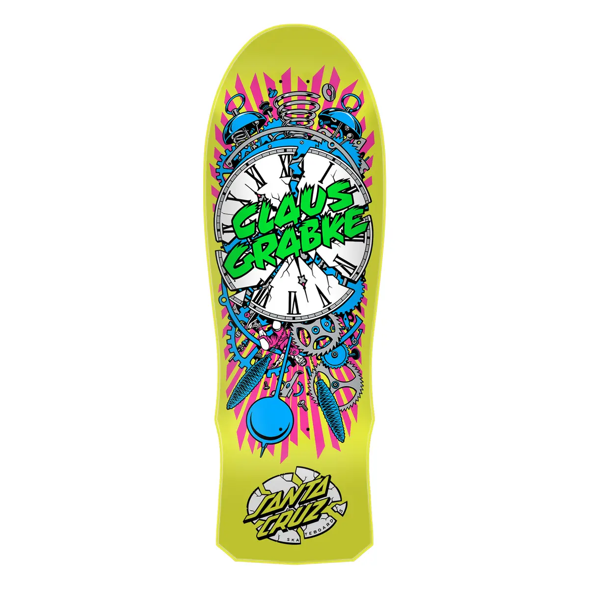 Grabke Exploding Clock Santa Cruz Reissue Skateboard Deck 1