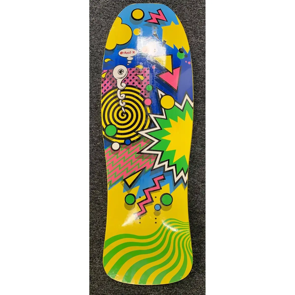 Brandxtoxic Weirdo 11 Skateboard Deck Yellow Top 1