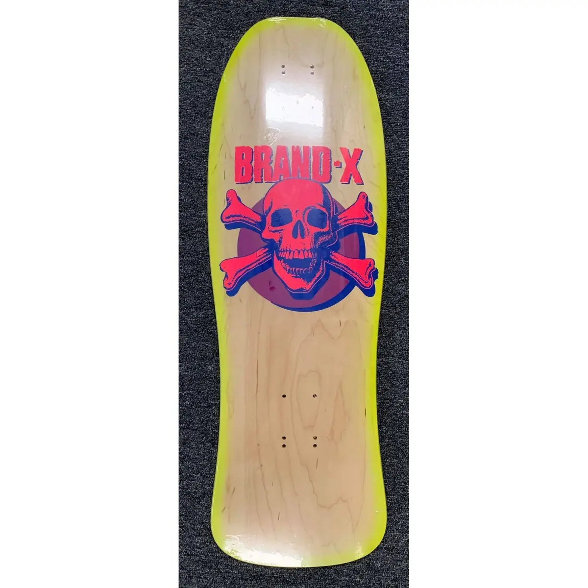 Brandxtoxic Knucklehead Natural Yellow Skateboard 1