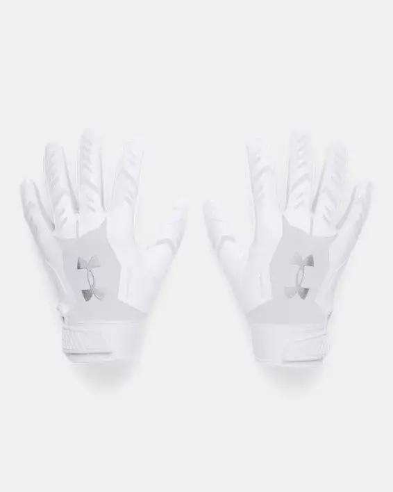 Under Armour F9 Football Gloves | White 1