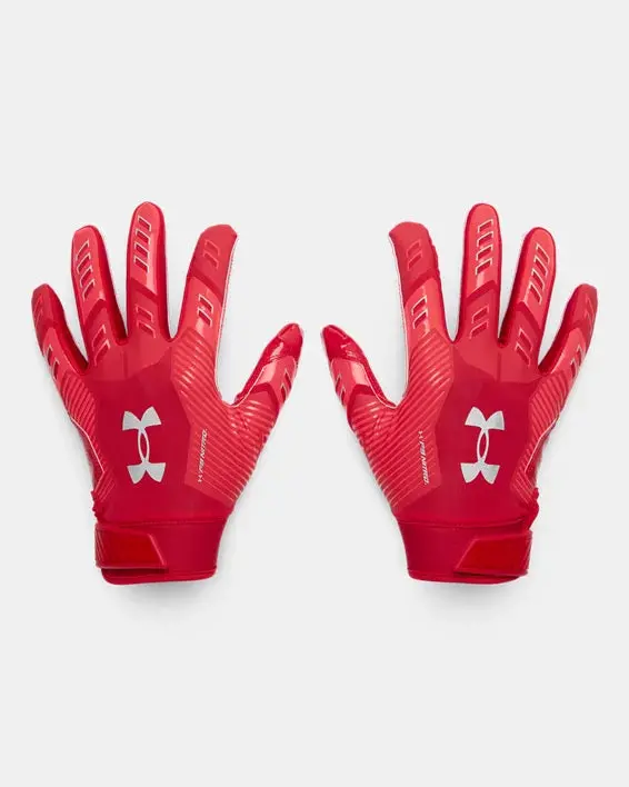 Under Armour F9 Football Gloves | Red 1