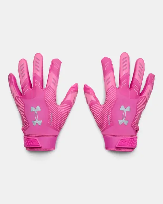 Under Armour F9 Football Gloves | Pink 1