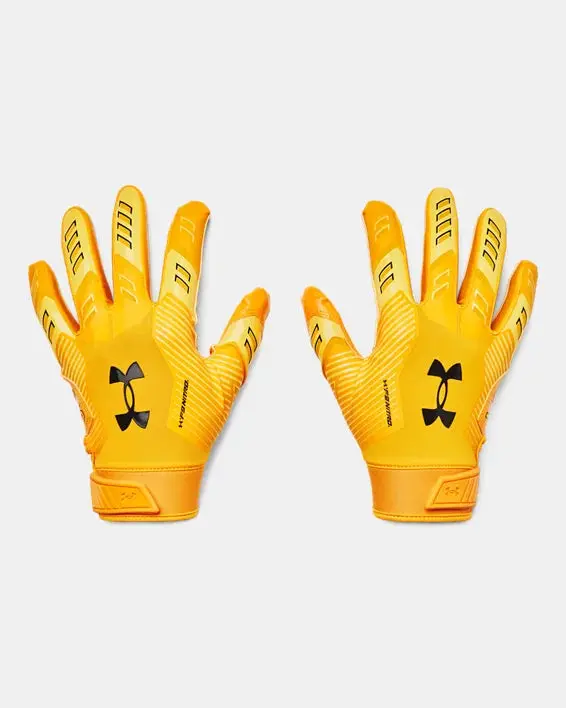Under Armour F9 Football Gloves | Yellow 1