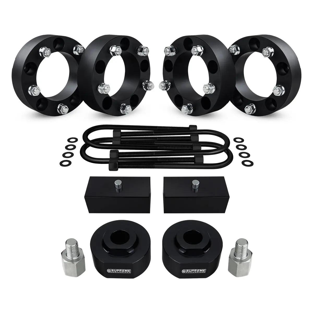 1980-1996 Ford Bronco Full Suspension Lift Kit & Wheel Spacers 1