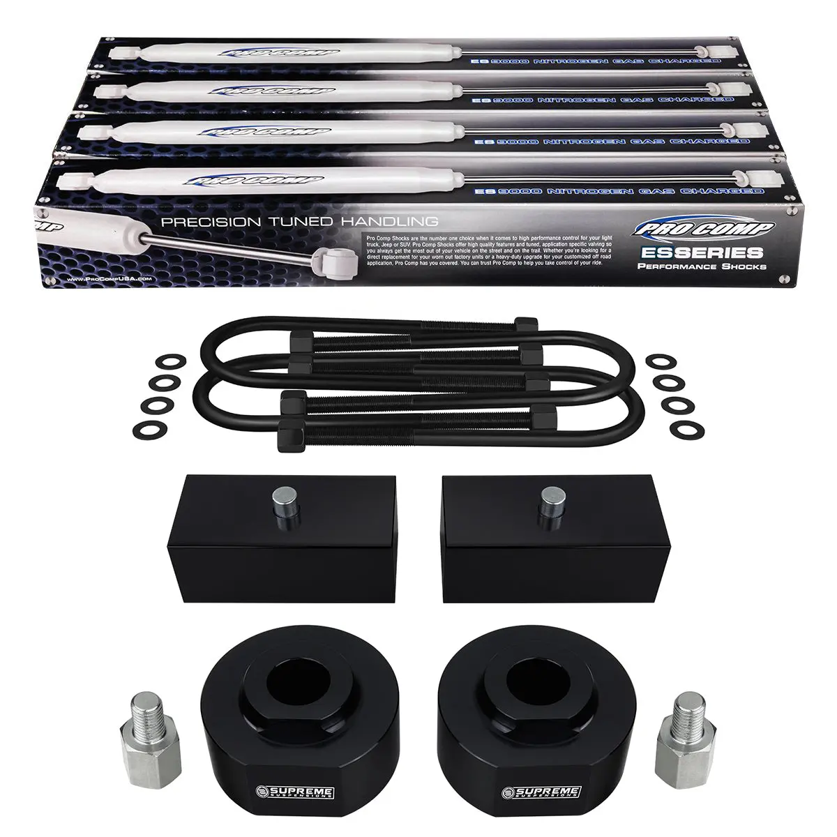 1991-1994 Ford Explorer Full Suspension Lift Kit & Extended Length Pro Comp Shocks 1