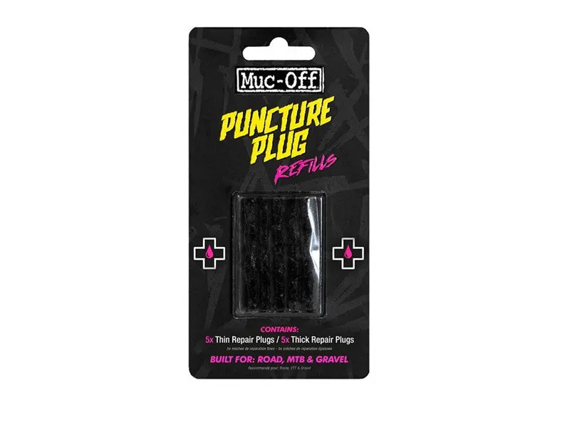 Muc-Off B.A.M. Puncture Plugs Refill Pack Contains 5X Thick Plugs And 5X Thin Plugs 1