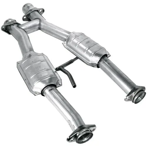 Bbk Performance 79-93 Ford Mustang 5.0L 2-1/2 Inch Short Catted H-Pipe 1