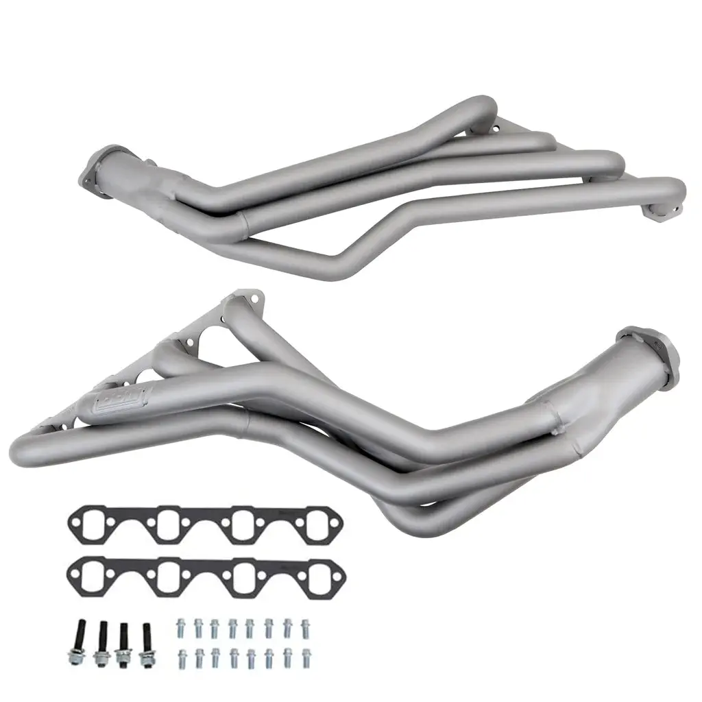 Bbk Performance 79-93 Ford Mustang 5.0 1-5/8 Long Tube Exhaust Headers Automatic Trans Titanium Ceramic 1