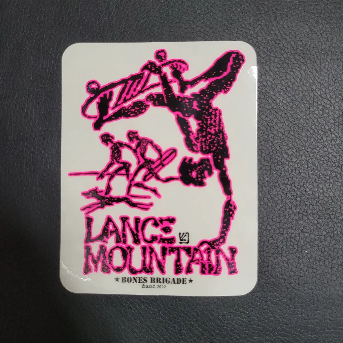 Powell Peralta Lance Nountain Future Primitive Sticker - Pink 1