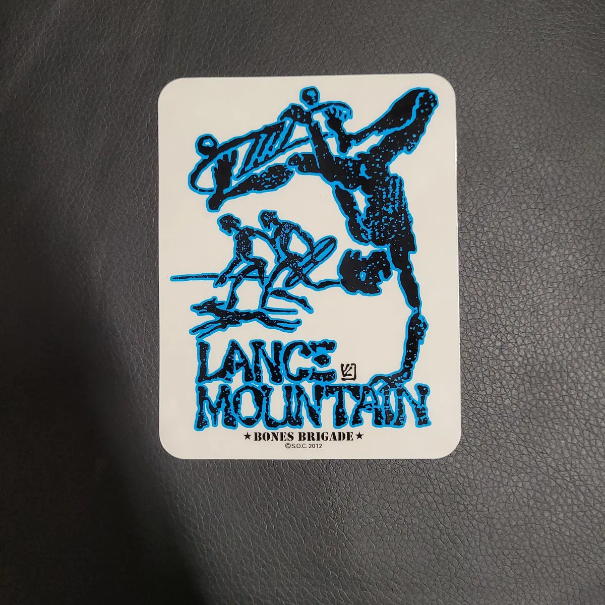 Powell Peralta Lance Nountain Future Primitive Sticker - Blue 1