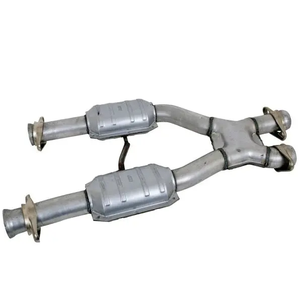 Bbk Performance 79-93 Ford Mustang 5.0 2-1/2 Short High Flow Catted X-Pipe 1
