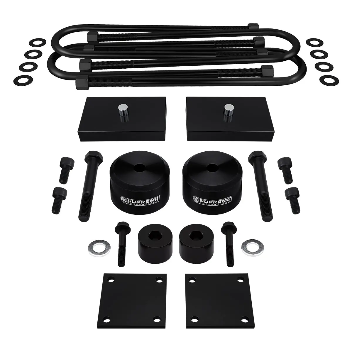 2005-2016 Ford F250 Super Duty Full Suspension Lift Kit, Brake Line Relocation Brackets & Bump Stop Spacers 4Wd 4X4 1