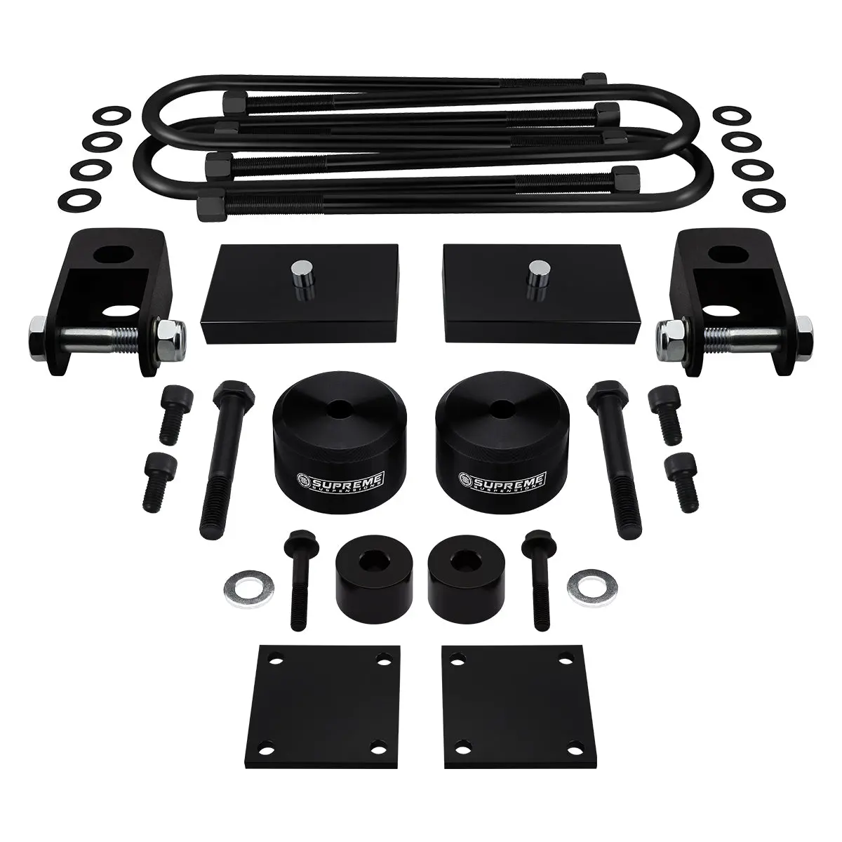 2005-2016 Ford F250 Super Duty Full Suspension Lift Kit, Brake Line & Bump Stop Relocation Kits & Front Shock Extenders 4Wd 4X4 1