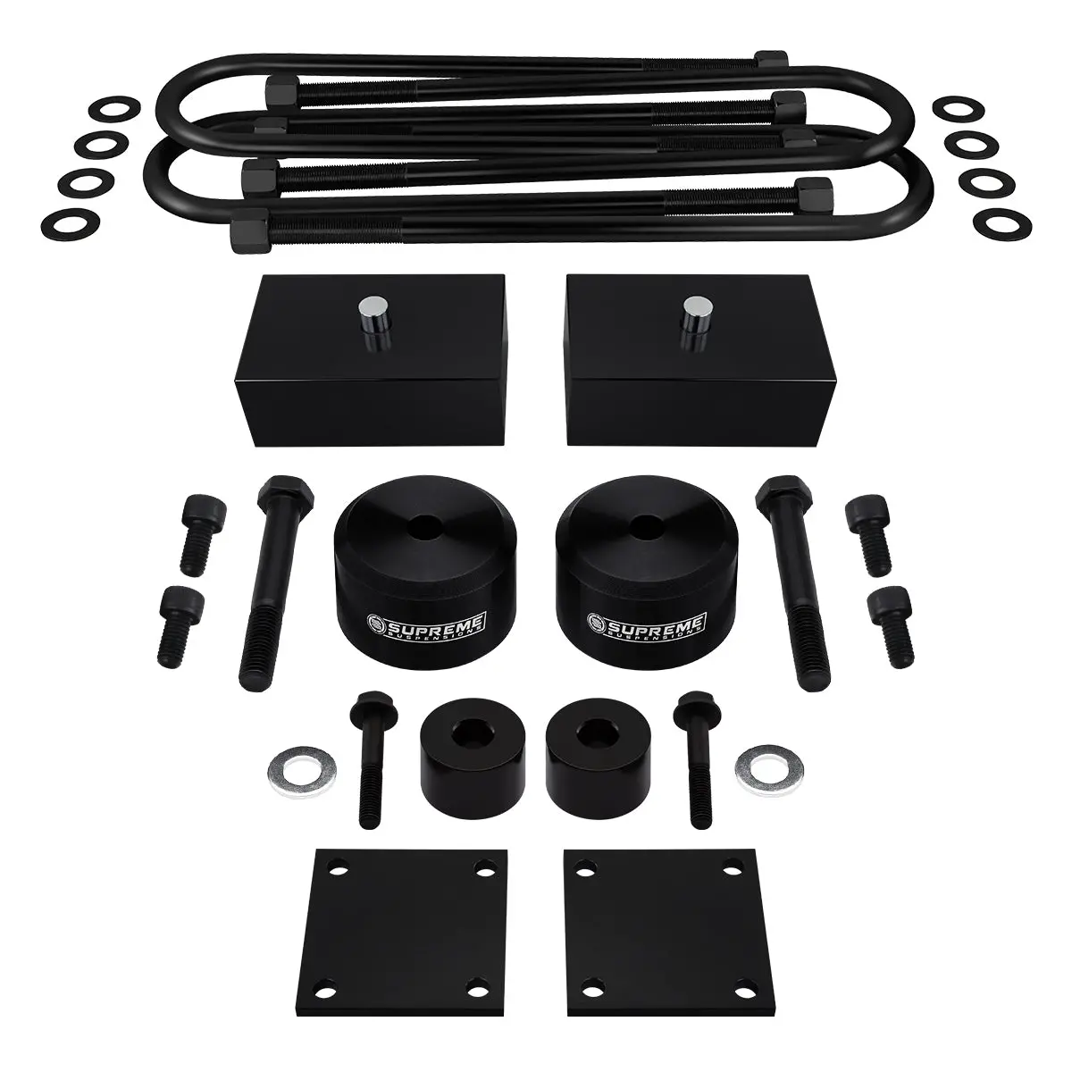 2005-2016 Ford F250 Super Duty Full Suspension Lift Kit, Brake Line Relocation Brackets & Bump Stop Spacers 4Wd 4X4 3