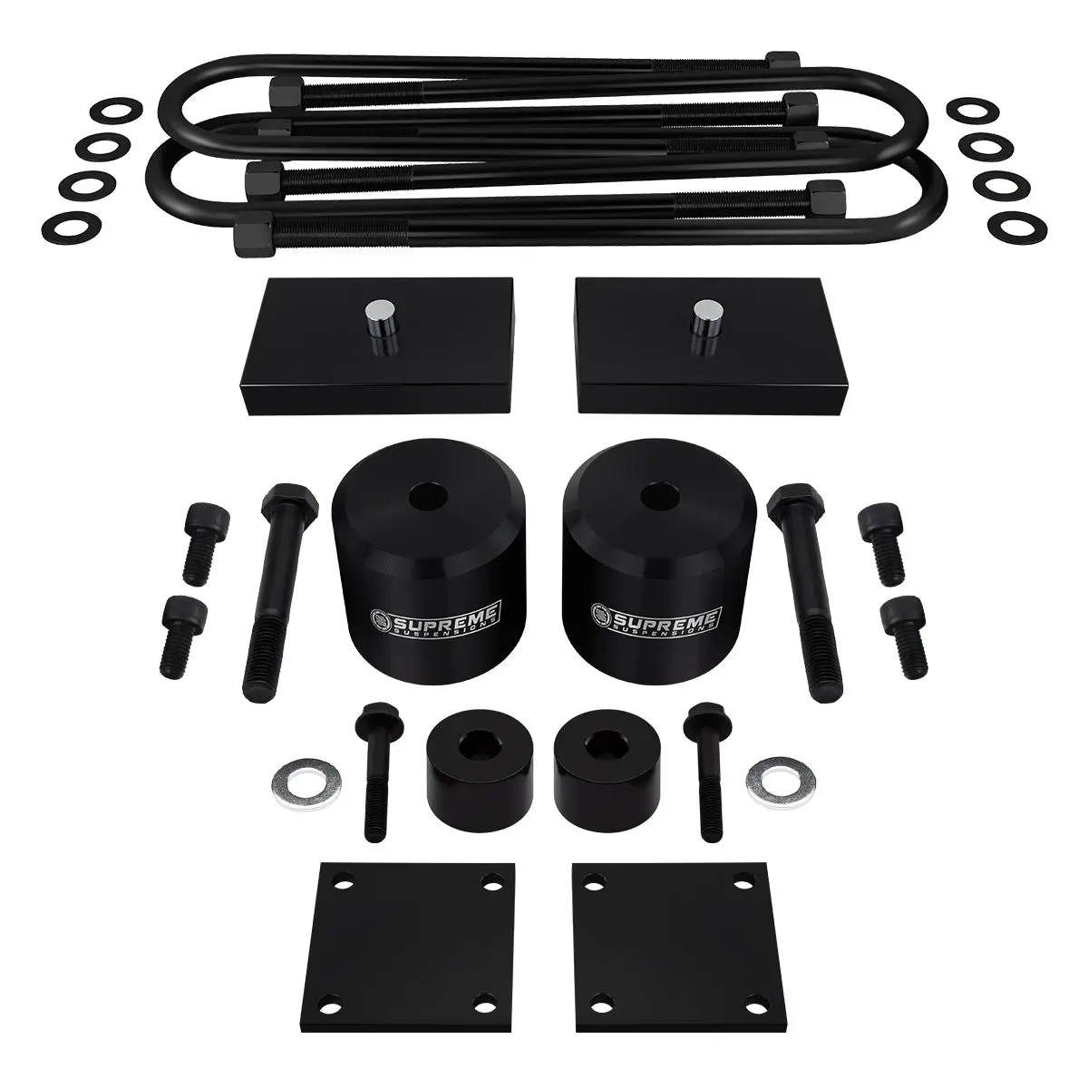 2005-2016 Ford F250 Super Duty Full Suspension Lift Kit, Brake Line Relocation Brackets & Bump Stop Spacers 4Wd 4X4 4