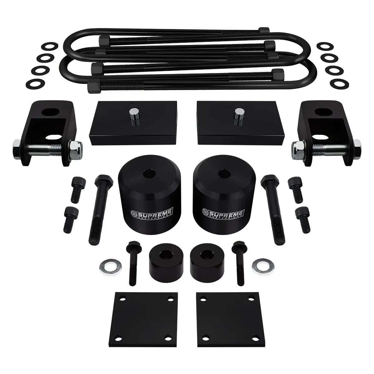 2005-2016 Ford F350 Super Duty Full Suspension Lift Kit, Brake Line & Bump Stop Relocation Kits & Front Shock Extenders 4Wd 4X4 4