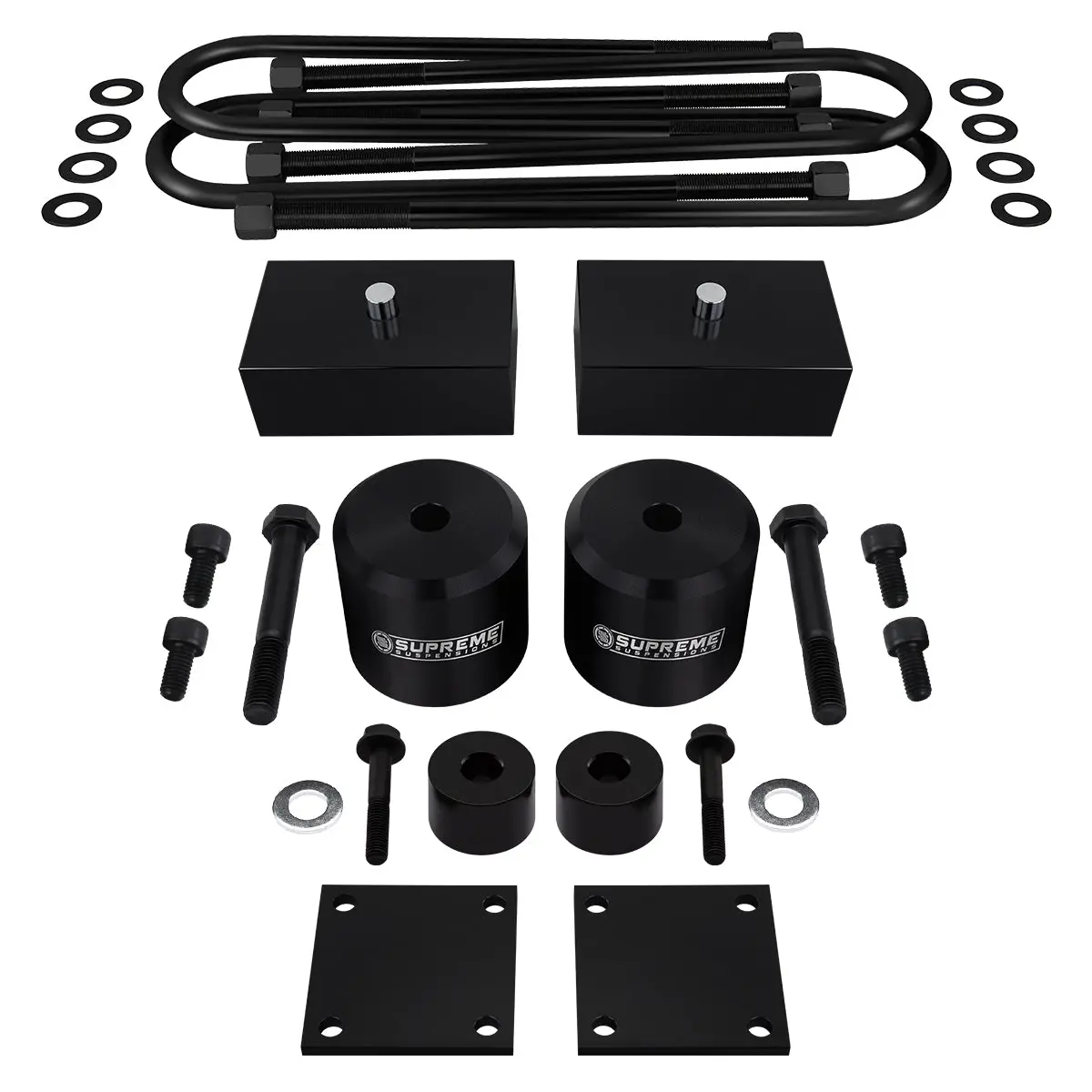 2005-2016 Ford F250 Super Duty Full Suspension Lift Kit, Brake Line Relocation Brackets & Bump Stop Spacers 4Wd 4X4 5