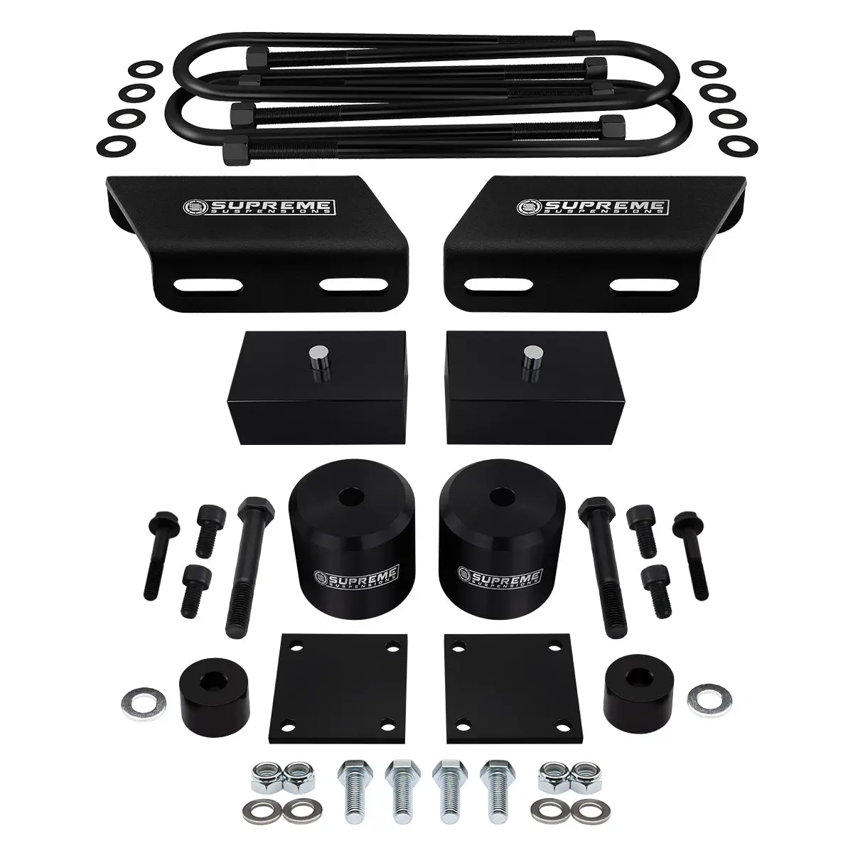 2008-2016 Ford F350 Super Duty Full Suspension Lift Kit With  Sway Bar, Brake Line And Bump Stop Relocation Kits 4Wd 4X4 1