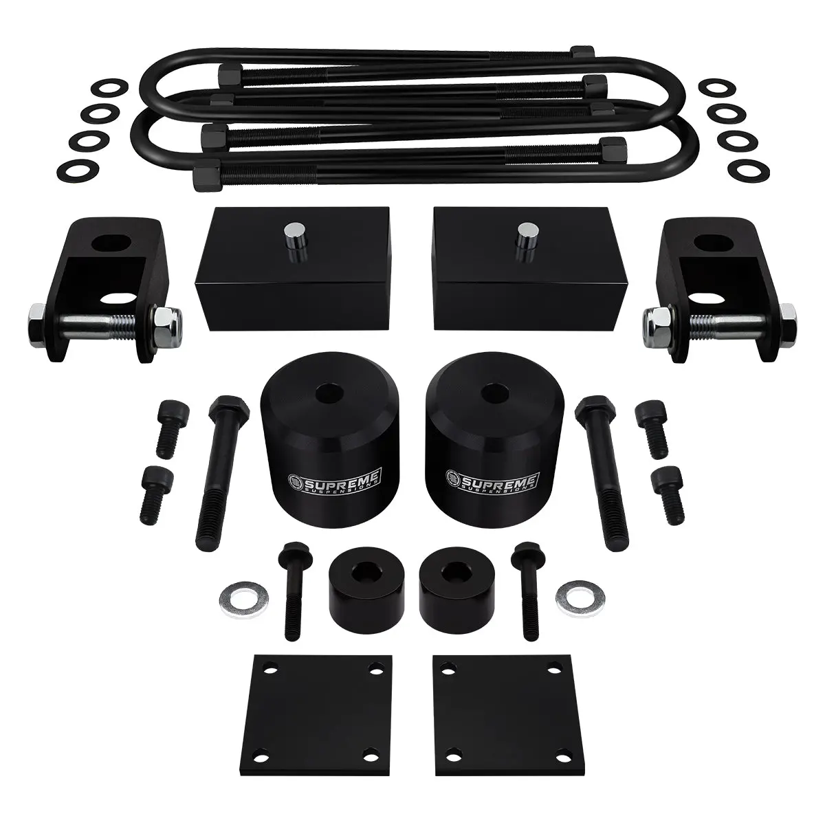 2005-2016 Ford F350 Super Duty Full Suspension Lift Kit, Brake Line & Bump Stop Relocation Kits & Front Shock Extenders 4Wd 4X4 5