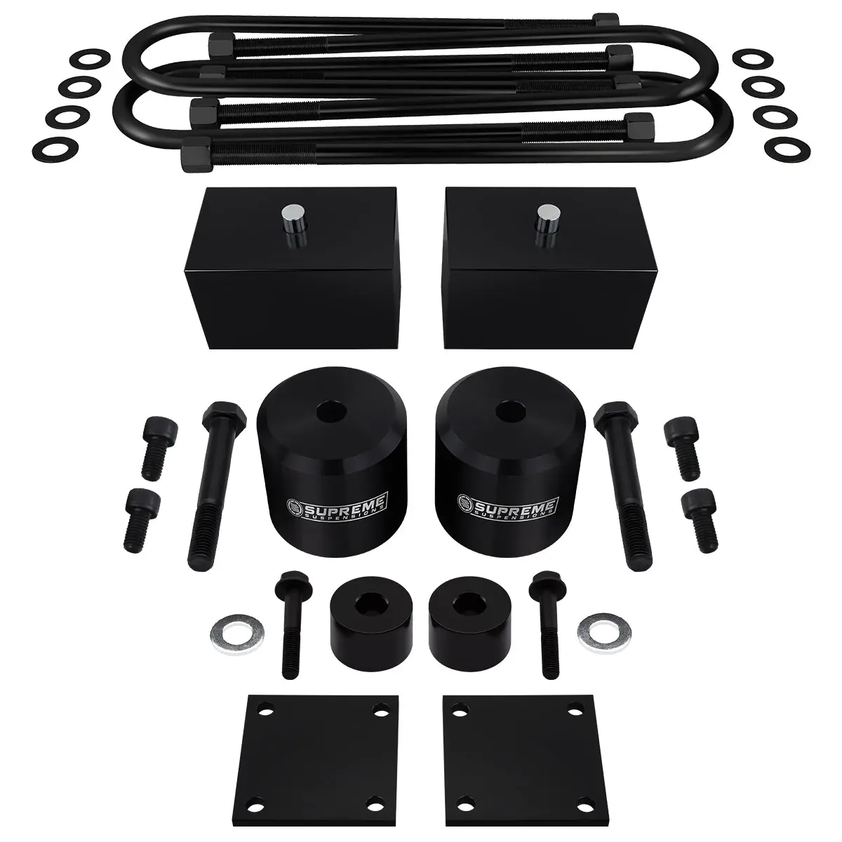 2005-2016 Ford F250 Super Duty Full Suspension Lift Kit, Brake Line Relocation Brackets & Bump Stop Spacers 4Wd 4X4 8