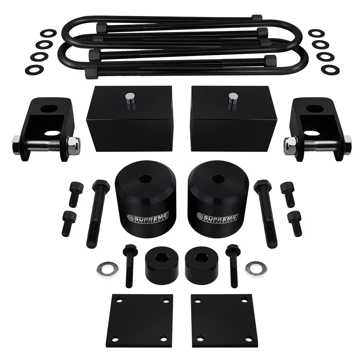 2005-2016 Ford F350 Super Duty Full Suspension Lift Kit, Brake Line & Bump Stop Relocation Kits & Front Shock Extenders 4Wd 4X4 8