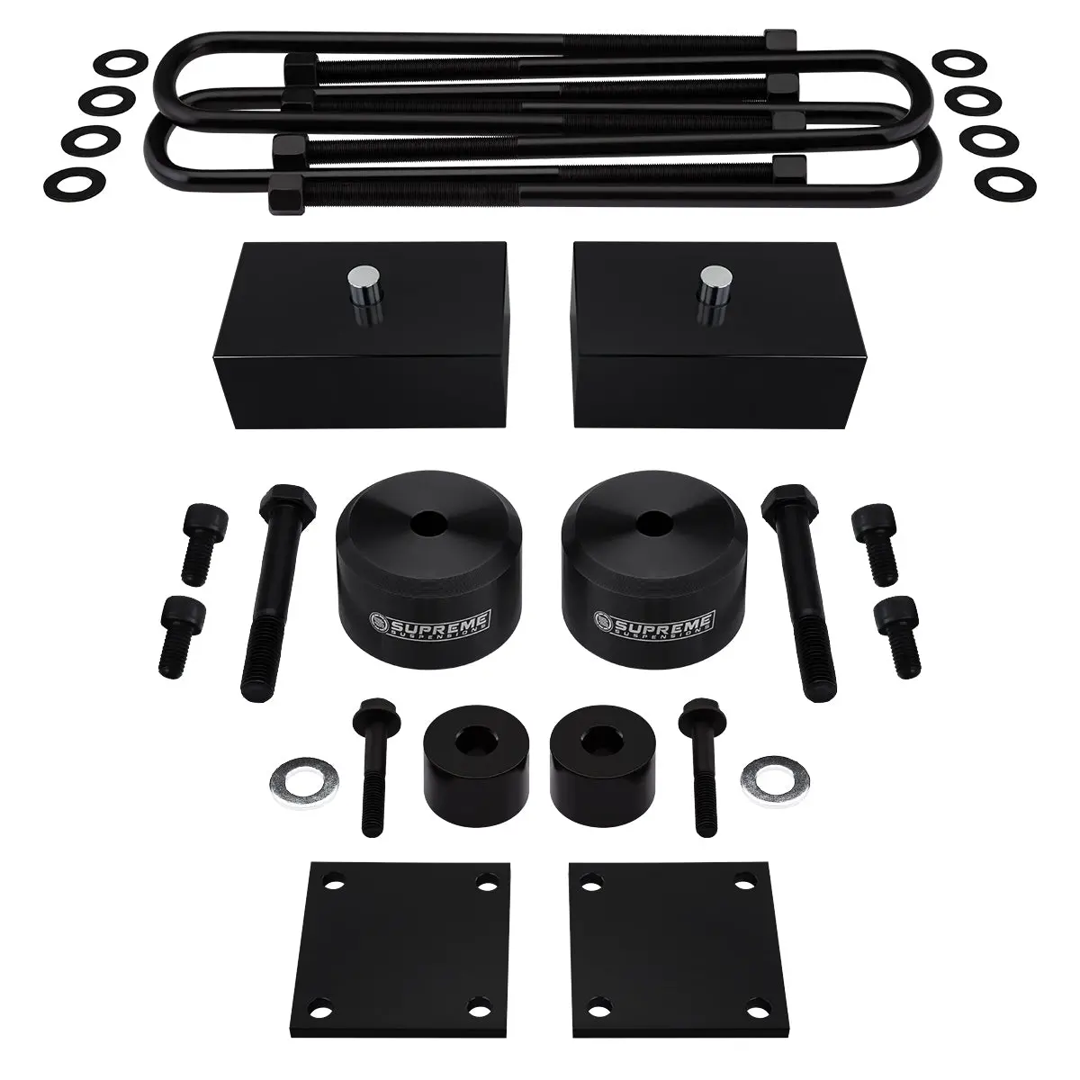 2017 - 2023 Ford F250 Super Duty Full Suspension Lift Kit With Brake Line And Bump Stop Relocation Kits 4Wd 4X4 3