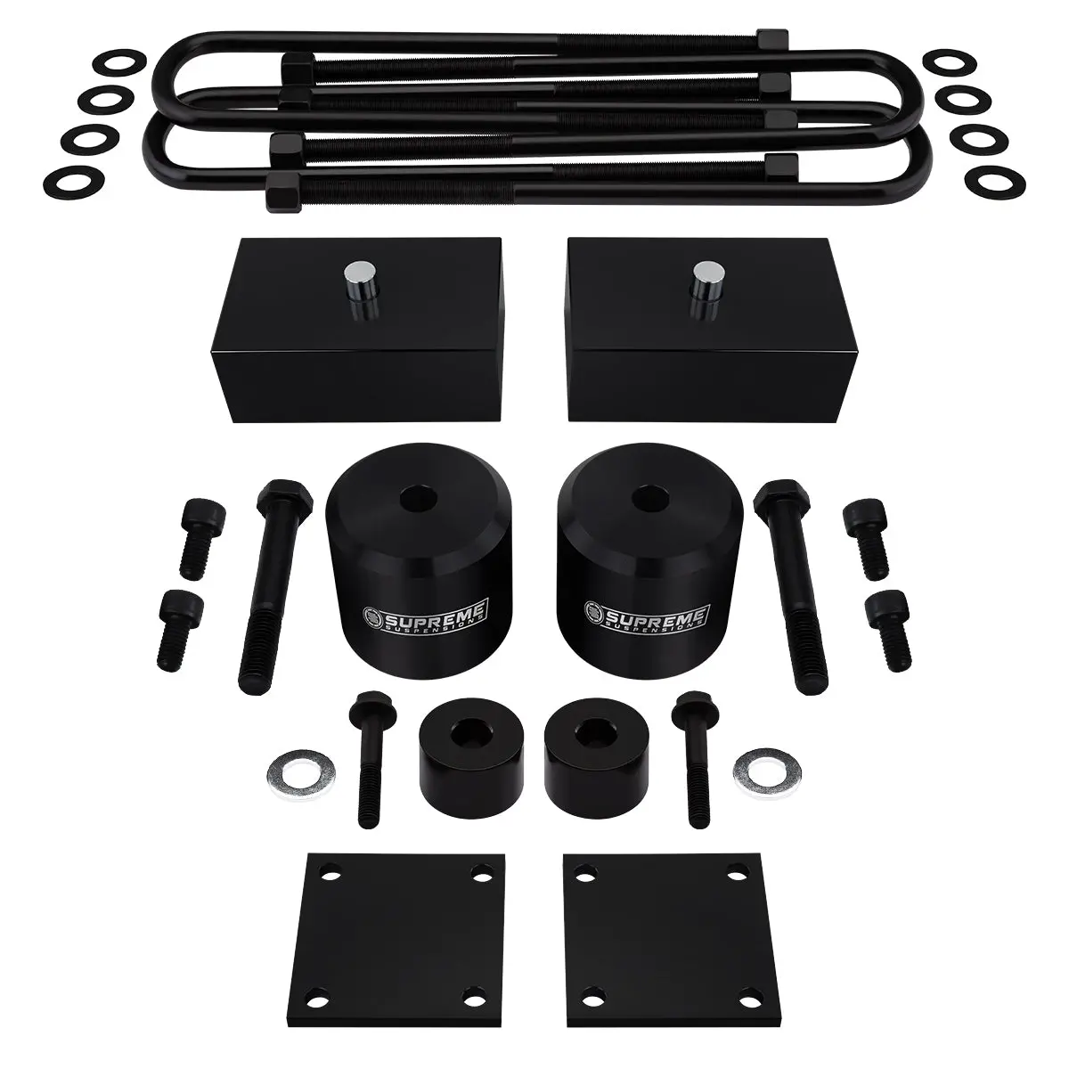 2017 - 2023 Ford F250 Super Duty Full Suspension Lift Kit With Brake Line And Bump Stop Relocation Kits 4Wd 4X4 4