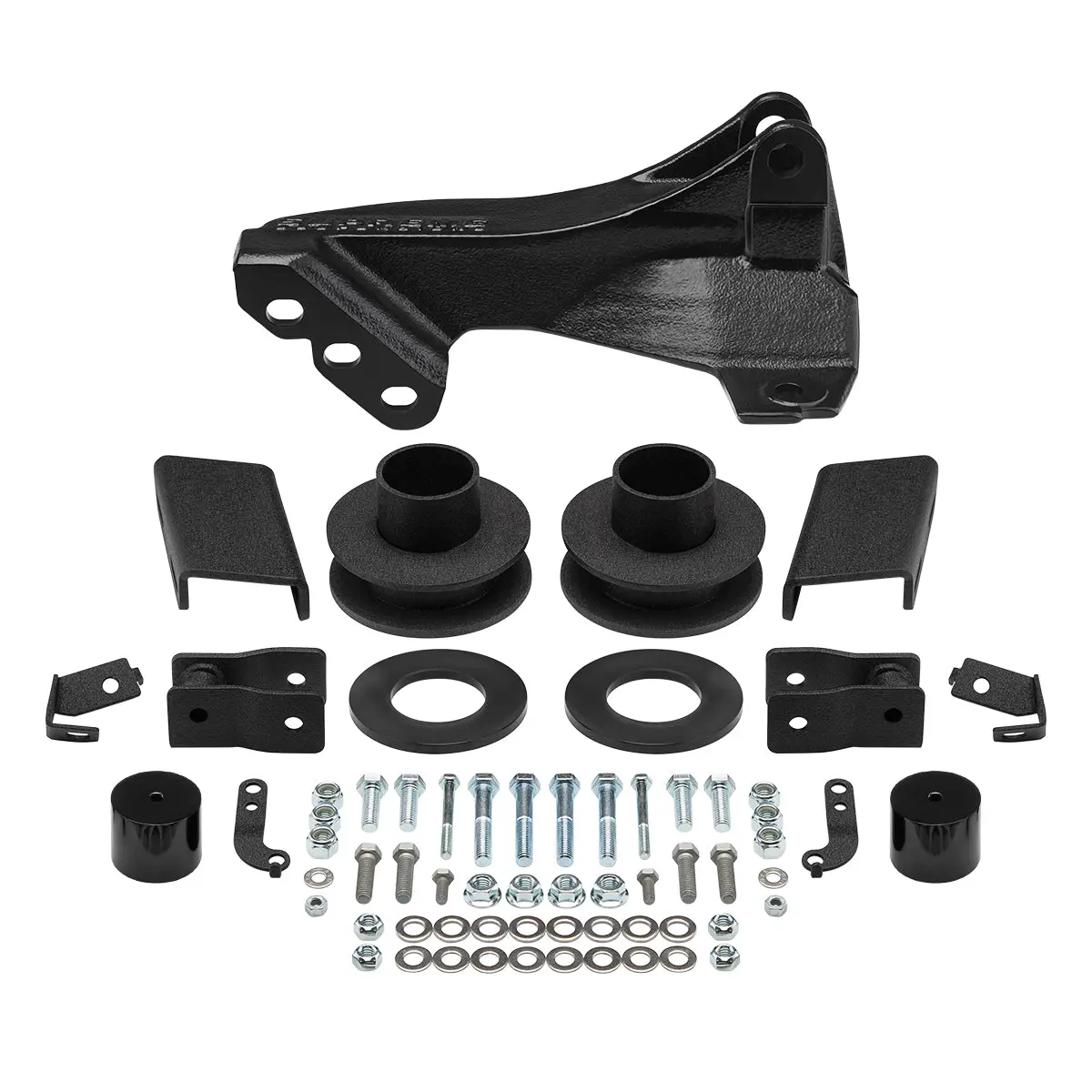 2011-2022 Ford F-350 Super Duty 4Wd 2.5" Front Leveling Kit - Complete Lift System With Track Bar Relocation Bracket 1