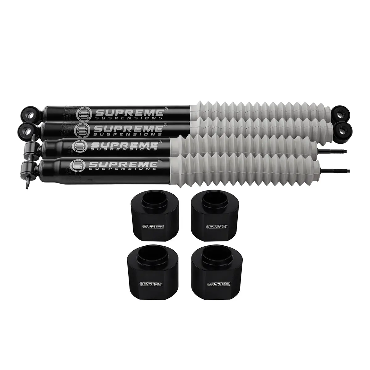 1993-1998 Jeep Grand Cherokee Zj Full Suspension Lift Kit With Max Performance Shock Absorbers 2Wd 4Wd 1