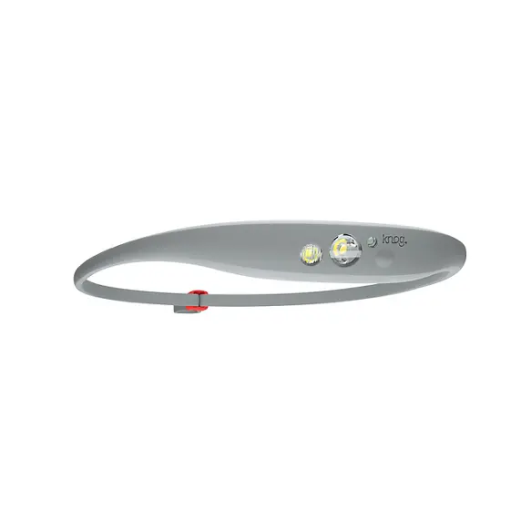 Knog Headlamp Quokka Cool Grå Silicon Over-Moulded 80 Lumen 1