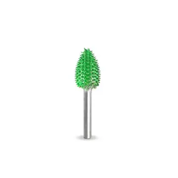 Saburrtooth1/8" Shank Flame 3/8" (Coarse Grit 1