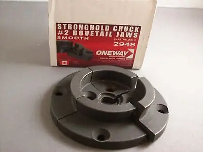 Woodturning Oneway #2 Smooth Dovetail Jaws # 2948 For The Stronghold Chuck 1