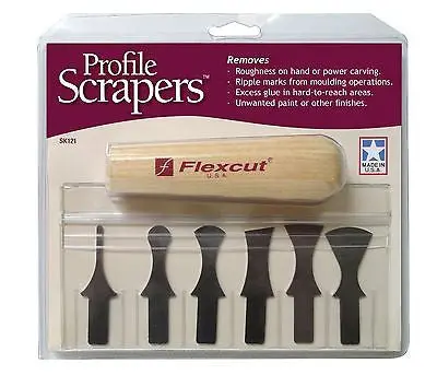 Flexcut 7Pc Profile Scraper Set For Carving And Moulding Clean Ups 1