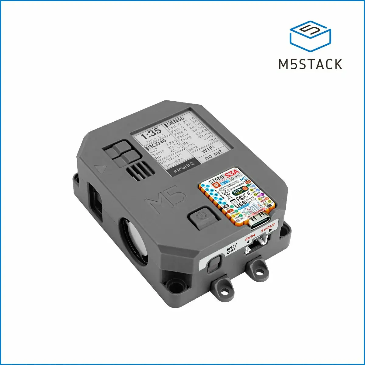 Air Quality Kit V1.1 With M5stamps3a (Sen55, Scd40) 1